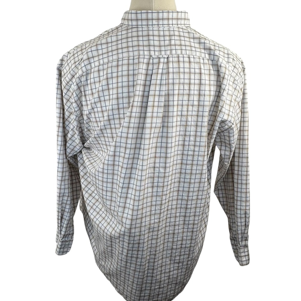 Facconable Men's Long Sleeve Button Down Plaid Shirt 100% Cotton READ‎ SIZE INFO - Picture 4 of 7